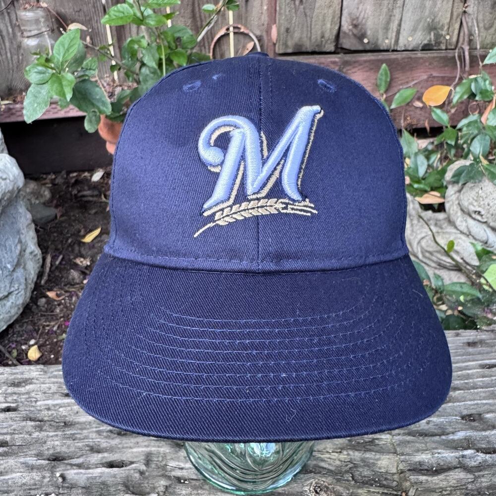 OC Sports Milwaukee Brewers Baseball Cap Hat Youth Blue